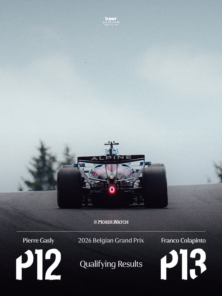 BWT Alpine Formula One Team tweet media