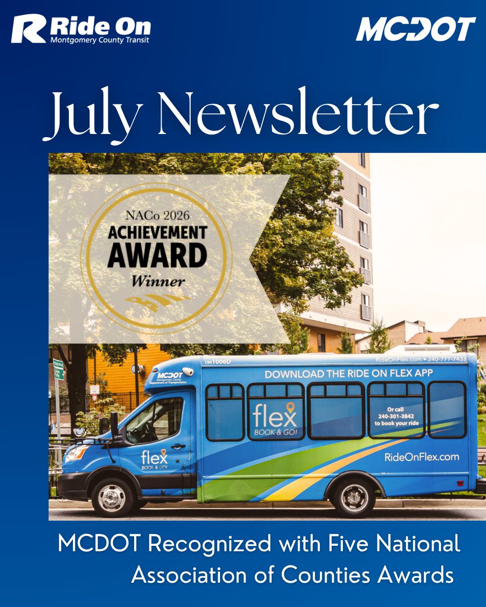 RideOnMCT's tweet photo. 📢Attention! The July Ride On Newsletter is now available! 📢
To read the latest Ride On news and updates, check out our newsletter here: https://t.co/lsjqzcYEOH
#RideOnNewsletter https://t.co/VENNUu5bQw