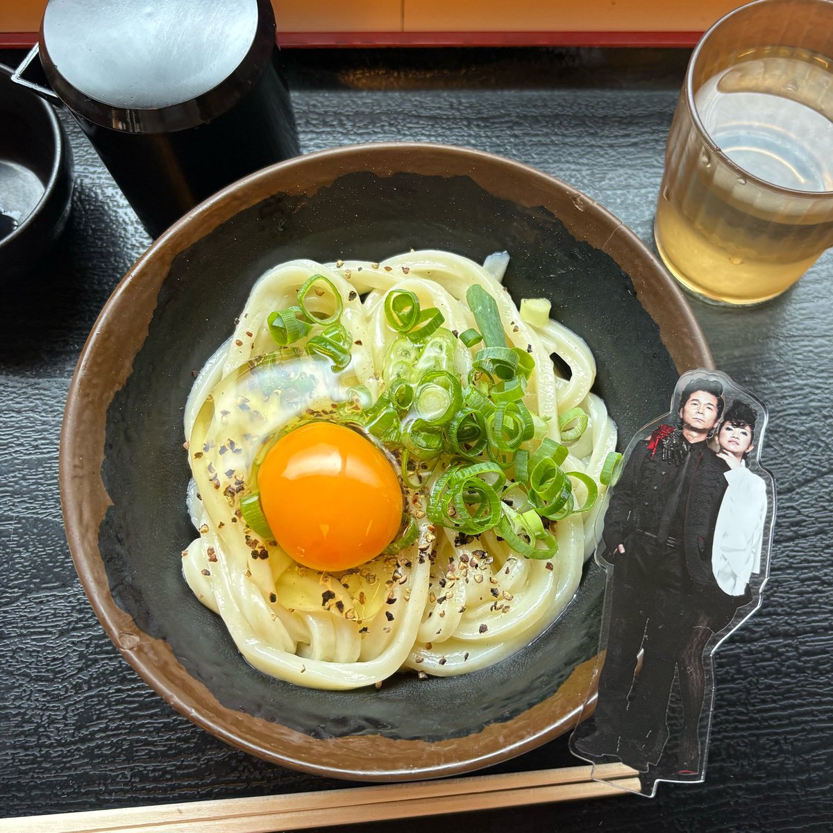 DCTlover56's tweet photo. 出汁の出る蛇口から出汁を飲み、たくさんのヤドンに会い、うどんも2杯食べ、しっかりうどん県を堪能した本日！明日も楽しみ！！ https://t.co/H4CA2Iowfe