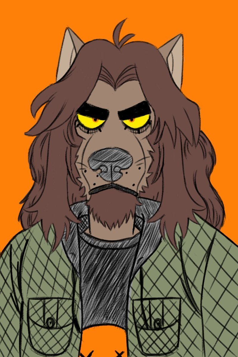 DuskTheWerehog's tweet photo. @_GIRLR0TT *grumpy old wolfman noises* https://t.co/RECS25dtXz