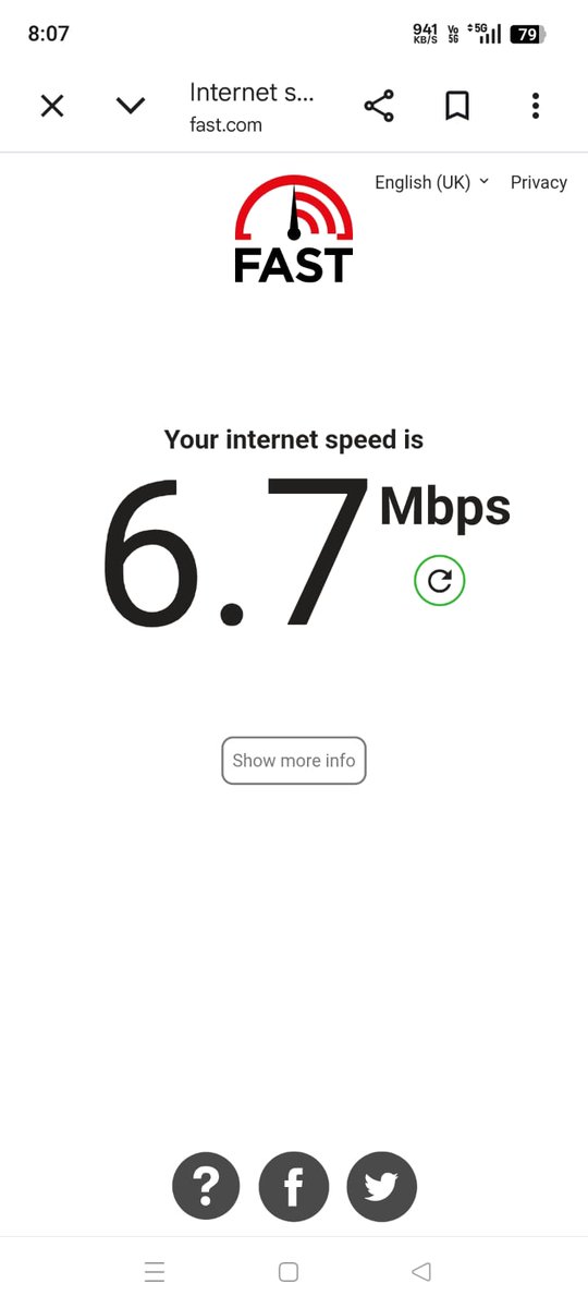 hdrazor's tweet photo. @JioCare 5G network full range. Still speed 6.7 MBPS. Expensive recharges! Is this developing Bharat or looting it? @mukeshambani566 @DoT_India @JM_Scindia https://t.co/UNaKpX04KC