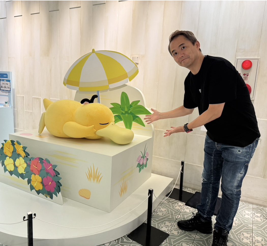Junichi_Masuda's tweet photo. ポケモンスリープ3周年イベントに行ってきたよ！
気持ち良さそうにねむっているポケモンたちがいっぱい！
スタンプラリーも楽しんできた！
みんなもぜひ遊びに行ってみてね！
#ポケモンスリープ #ポケスリ3周年 #横浜 https://t.co/DeSvnFTLQN