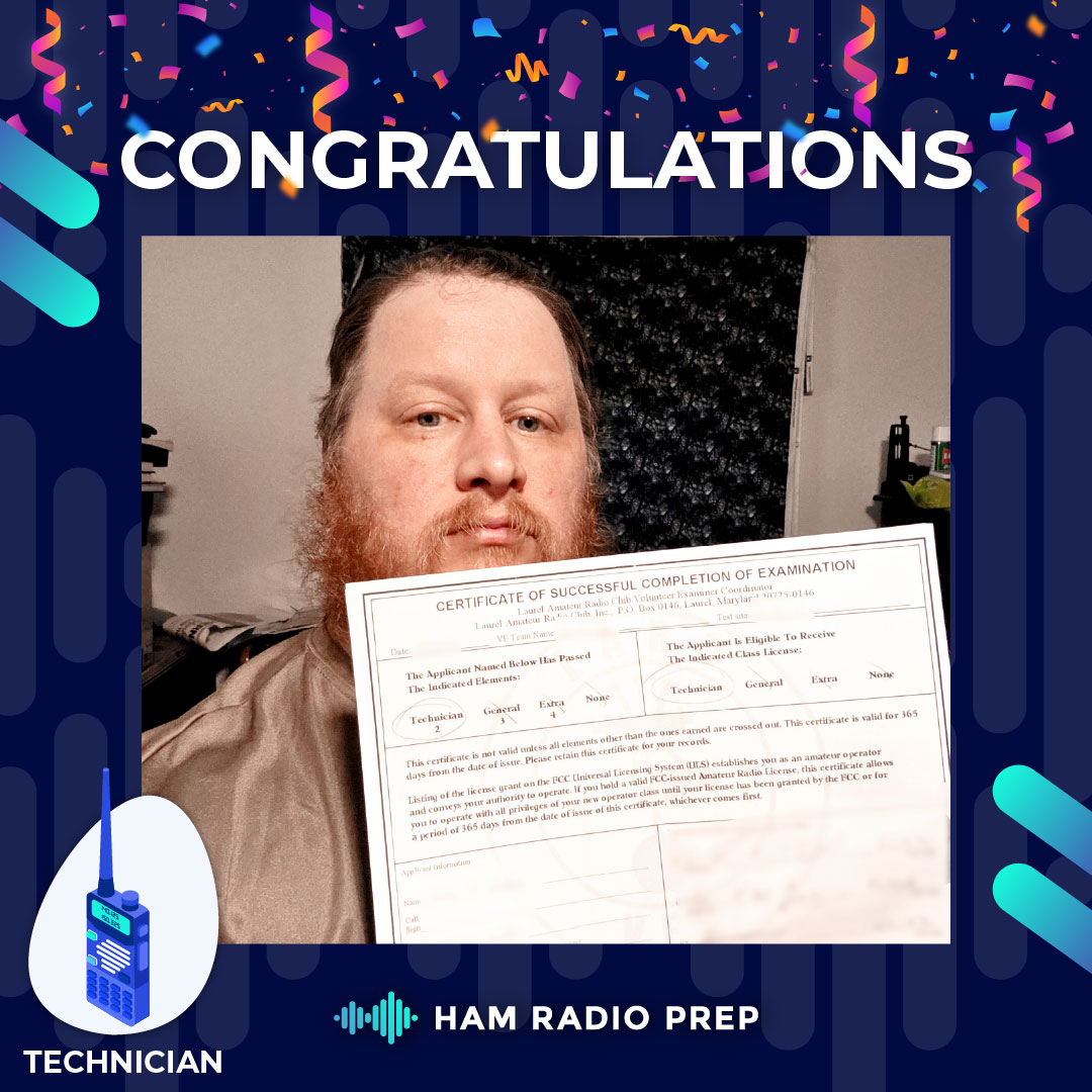 HamPrep's tweet photo. 🚀 Big #Alaska shoutout to Joshua Purkiss for earning his Technician license! 🎉

Joshua is officially ready to key up in the Last Frontier! Diving into amateur radio with a vital and powerful mission, Joshua got licensed for Emergency Communications. In a vast state like Alaska, where rugged terrain, extreme weather, and massive distances can easily knock out traditional cell towers and internet grids, having a licensed ham operator ready to establish a reliable backup communications lifeline is absolutely crucial for community safety. 🏔️🎙️❄️⚡💪

What did Joshua love most about the course?

"The real study material and it wasnt just test exams"

We absolutely love hearing this! While passing the test is the ultimate goal, just memorizing answers without understanding the "why" doesn't help you when you are out in the field trying to set up an emergency station. We intentionally design our platform to provide real, comprehensive, and engaging study material that teaches you actual radio theory, equipment operation, and safety. You aren't just passing a test—you are building real-world skills! ✍️📖🧠✨

Congratulations on your new license, Joshua! Thank you for your commitment to emergency preparedness in Alaska. We look forward to hearing your signal booming across the airwaves! 📡🌲🏆

Ready to learn real-world radio skills and master the material like Joshua? 👉 https://t.co/bKpk3tetEm