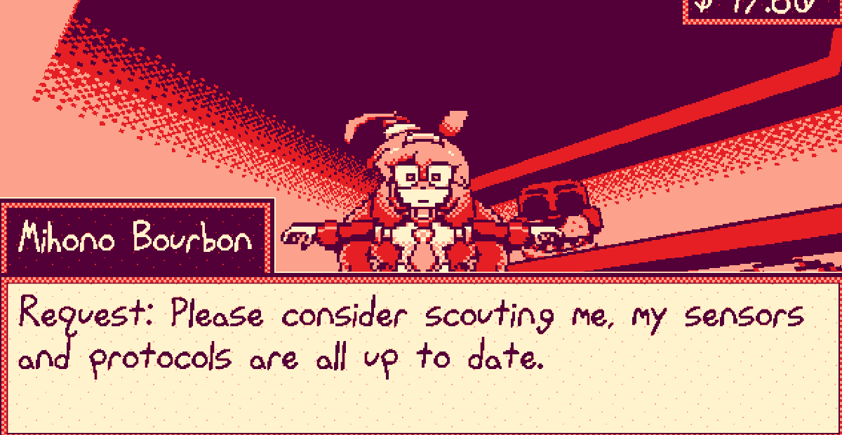 ShmuzyDoozy's tweet photo. Testing out text replacements and changing the "salvage" system to be themed around "scouting" the umas for the Frickbears mod. (dialogue was provided by my gf <3) https://t.co/CIKitqckxo