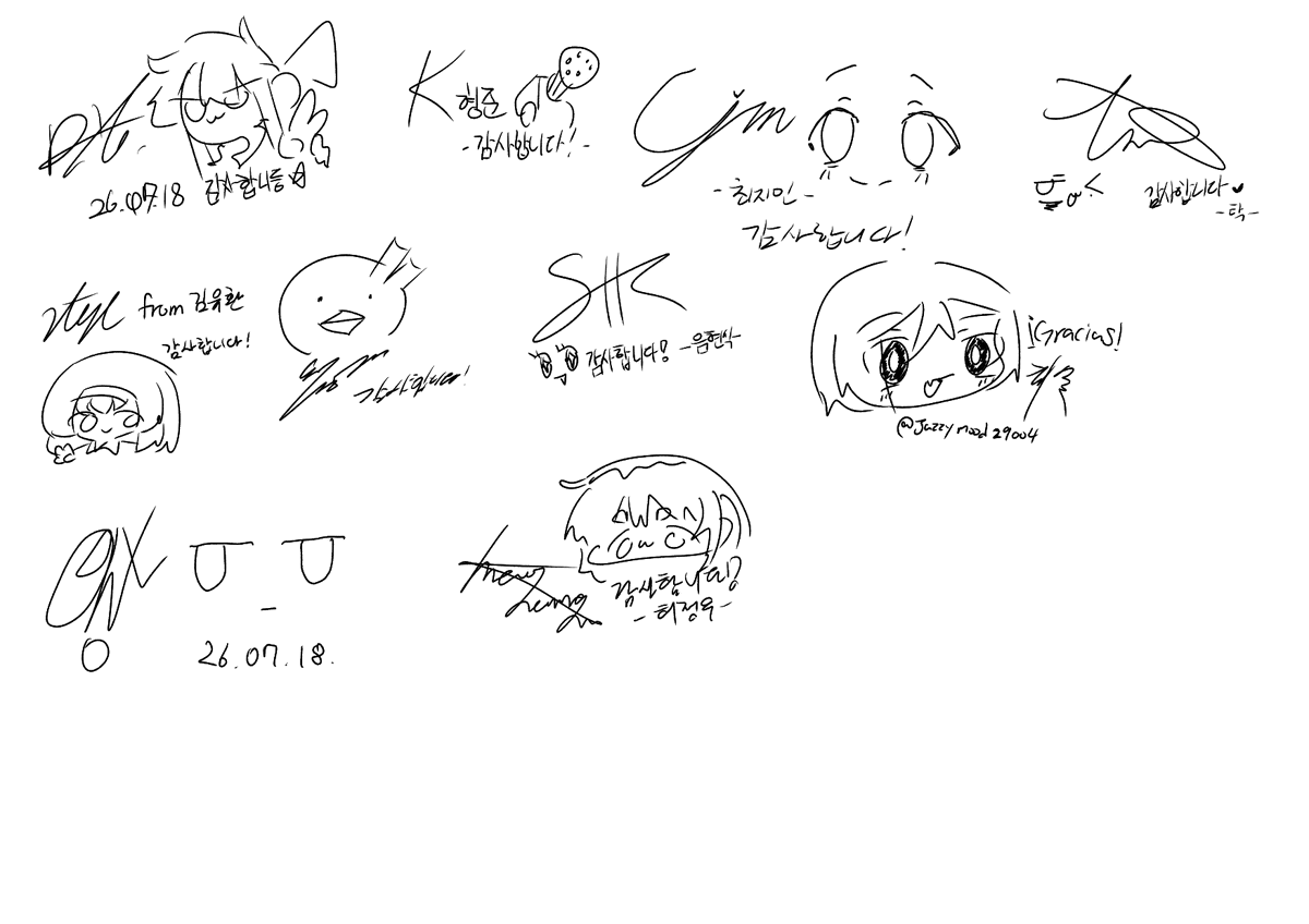 tx6rz0's tweet photo. 오늘 서코 공군부스를 방문하였습니다. 릴레이창작의 만신들을 만나 뵐 수 있어서 기분이 좋았네요:D 처음 가본 거라 길을 헤매서 회지를 못 산 건 아쉬웠지만 그래도 전우님들의 싸인을 받을 수 있어서 제 릴창생활의 끝맺음을 제대로 했습니다!(마치 전당등록)
릴창단 화이팅! 공군부스 파이어~! https://t.co/s2COGJsRMq