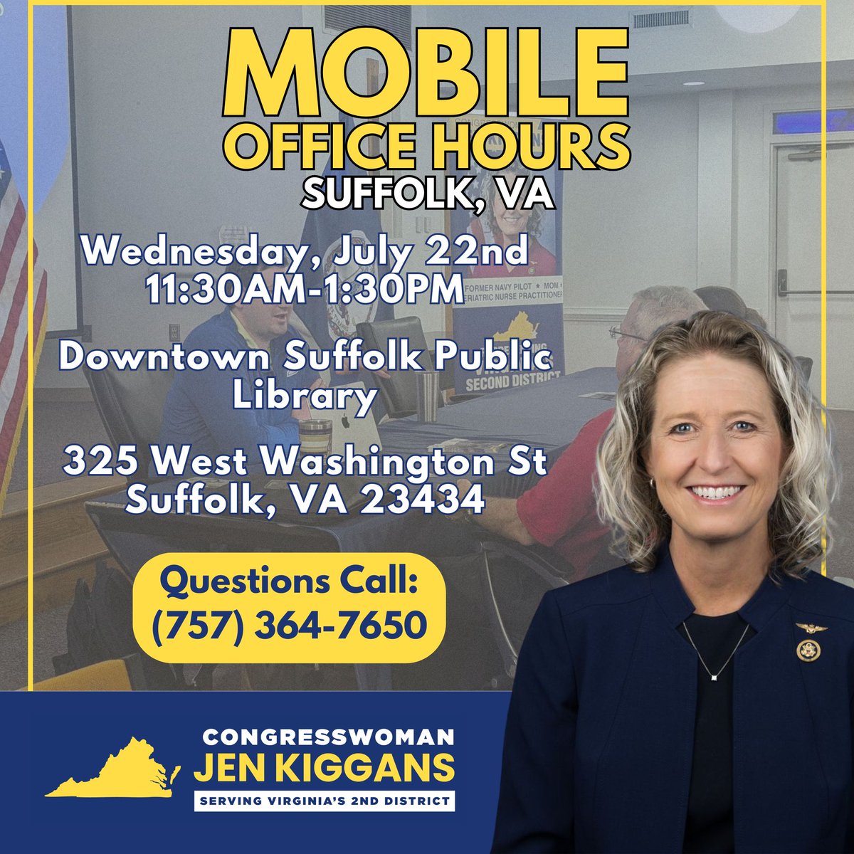 Congresswoman Jen Kiggans tweet media