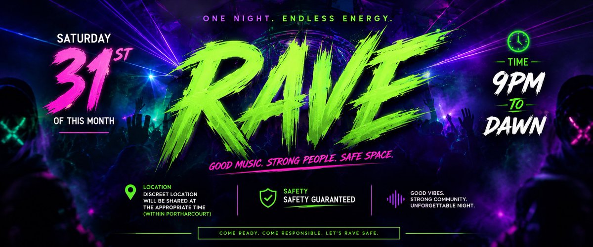 OfficialAccont's tweet photo. There is a rave party in PortHarcourt, hmmmn https://t.co/tiN8BJsAJA