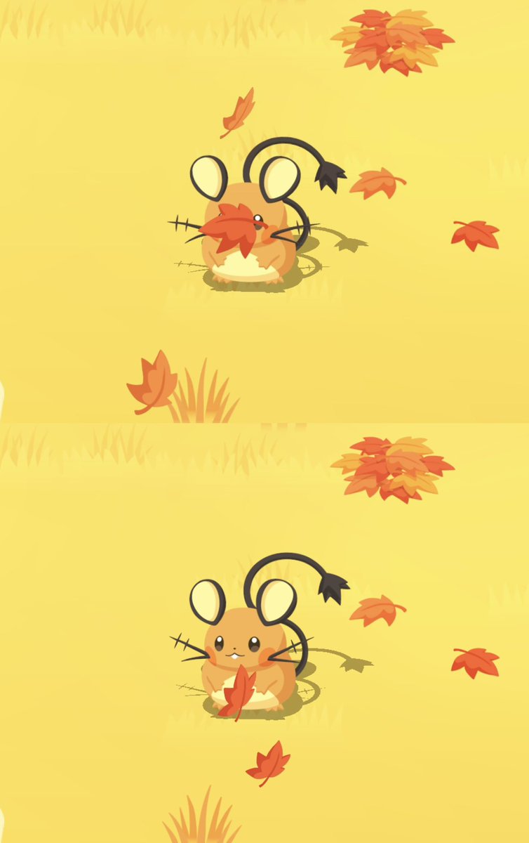 chiffon_pokesle's tweet photo. #ポケスリ3周年をみんなで 

〜〜🍁 
>o'ω'o< ｷｬｯﾁ!! https://t.co/ZRRde0Hth1