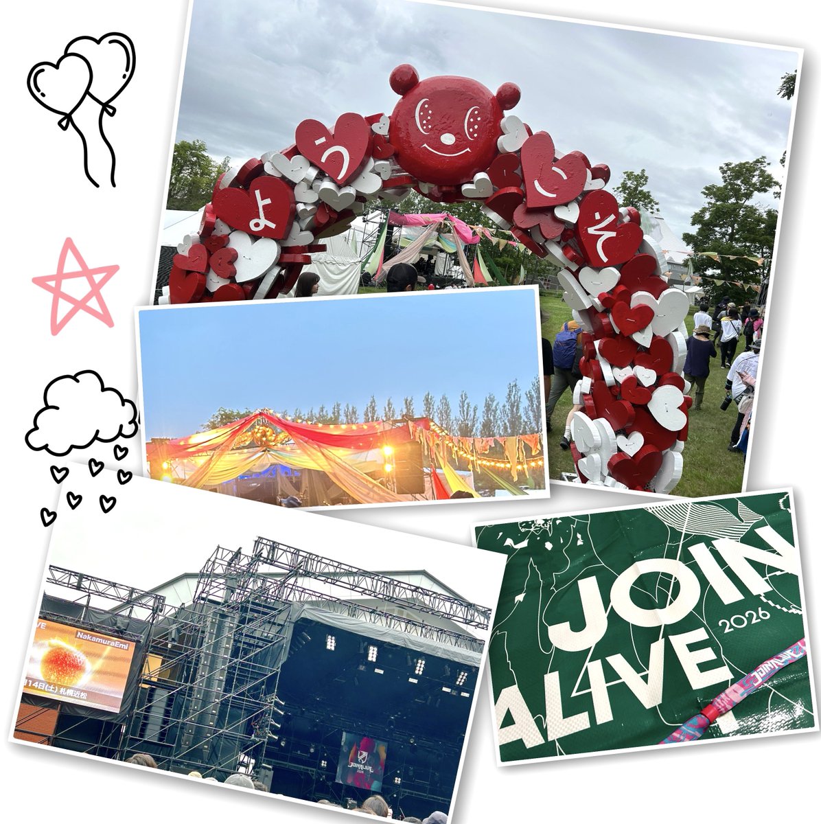 low_aster's tweet photo. 楽しかった‼︎
ずっと雨だったけど、それも含めて楽しく過ごしました✨
バスに乗る直前には素敵なドローンショーも見られました♡

明日行かれる方、手首のリストバンドは締めると戻らないので、締め過ぎ注意です‼︎
(きつく締めると外す時バンドを切ることに‼︎😱)

#JOINALIVE https://t.co/jiLfwwdcFR