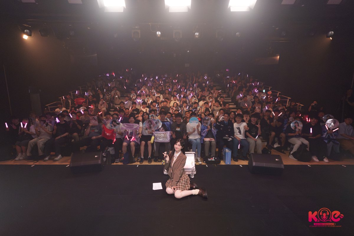 KOE_Official_'s tweet photo. 🗓️ 2026.07.18 (Sat)

YUINA Fan Meeting in Seoul

'유이나' 님의 한국 첫 단독 팬미팅
1부와 2부 공연이 여러분의 뜨거운 성원 속에 무사히 마무리되었습니다.

궂은 날씨에도 불구하고 현장을 찾아 함께 자리를 빛내주신 
모든 팬 여러분께 진심으로 감사드립니다.

공연에 대한 감상과 후기, 그리고 KOE에 대한 피드백은 아래 해시태그를 이용해 남겨주세요!

다시 한번 KOE의 행사를 찾아주신 모든 관객 여러분께 감사드리며,
앞으로도 즐거운 공연과 이벤트를 위해 노력하겠습니다.

감사합니다.

#結那 #KOE_KOREA
