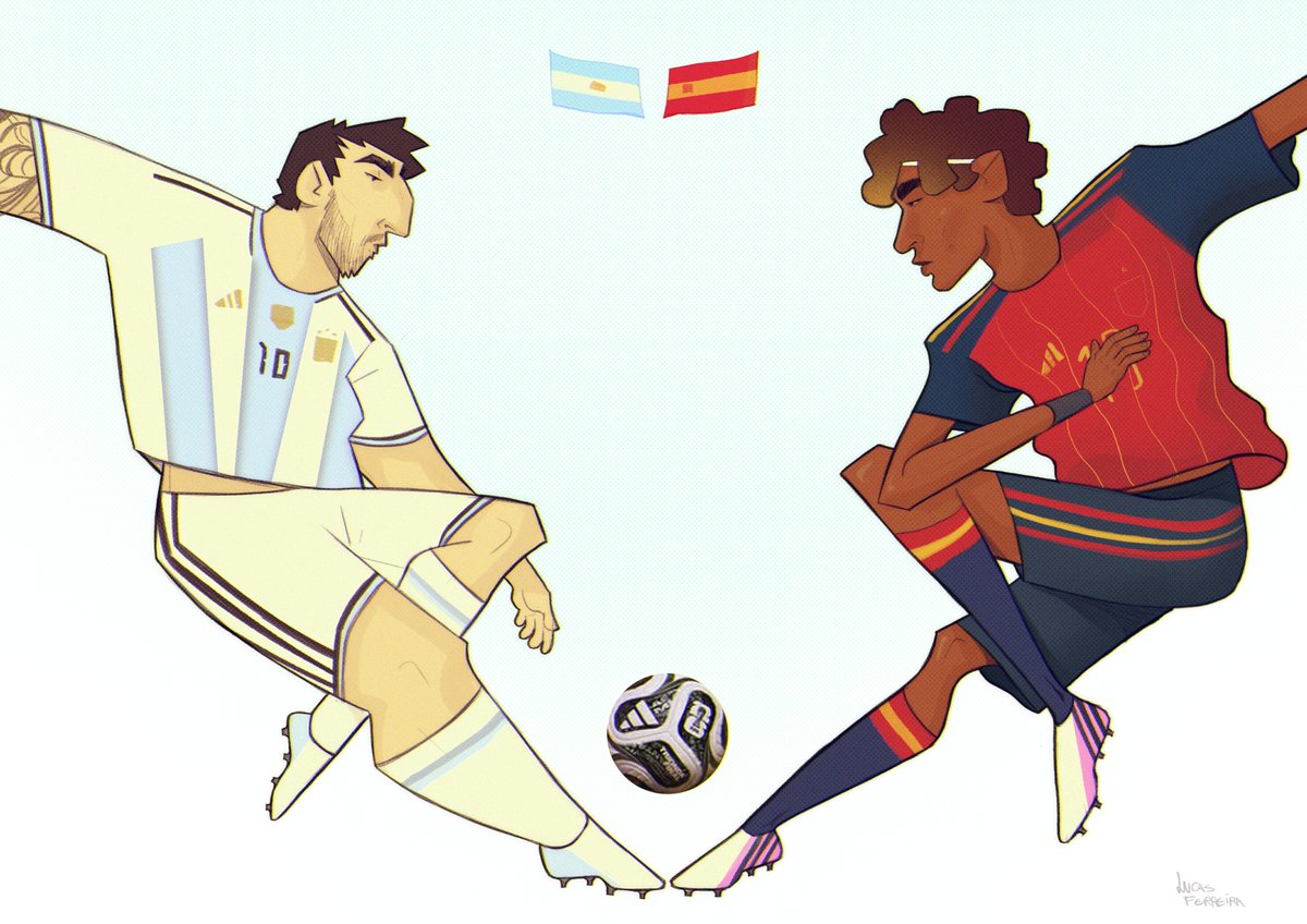 lucasferreirart's tweet photo. 🇦🇷 A final 🇪🇸 https://t.co/XEYfmBlns1