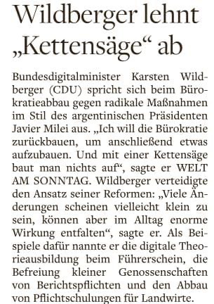 FraukePetry's tweet photo. Wer bei über 50% Staatsquote nicht verstanden hat, dass der Staatsapparat massiv abgebaut werden muss, damit ein Neuaufbau Deutschlands möglich wird, hat nichts verstanden.
Herr Wildberger ist Digitalminister... https://t.co/kTegnZPtFd