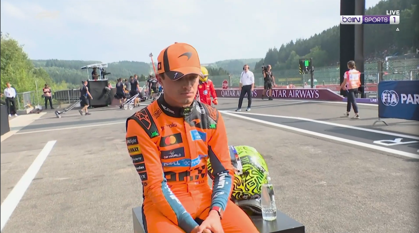 BehindTheGP's tweet photo. Norris raih P3 di Q3. Dengan ini, ia akan start di P13 besok. https://t.co/XT1CgAXIUB