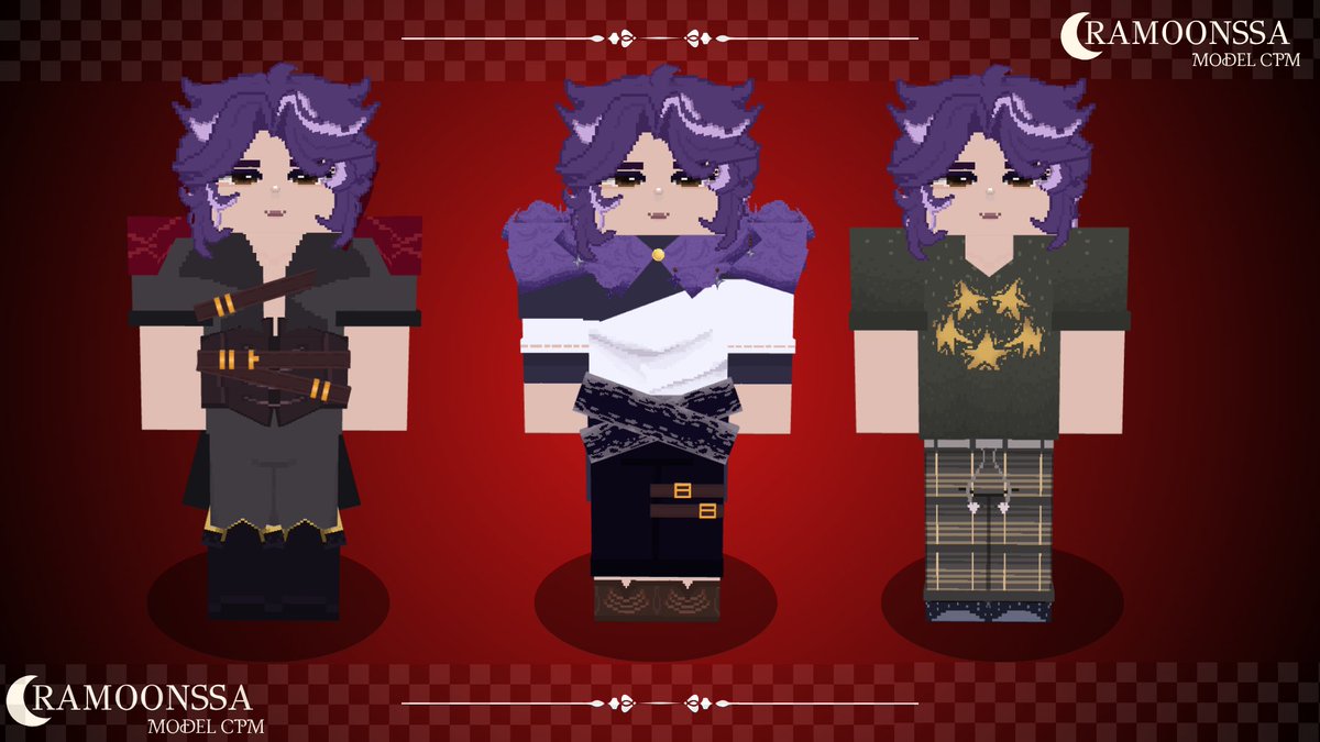 RamoonModels's tweet photo. Commission de Skin!! #Blockbench #Minecraft #cpm #commission https://t.co/H816LbZH6G