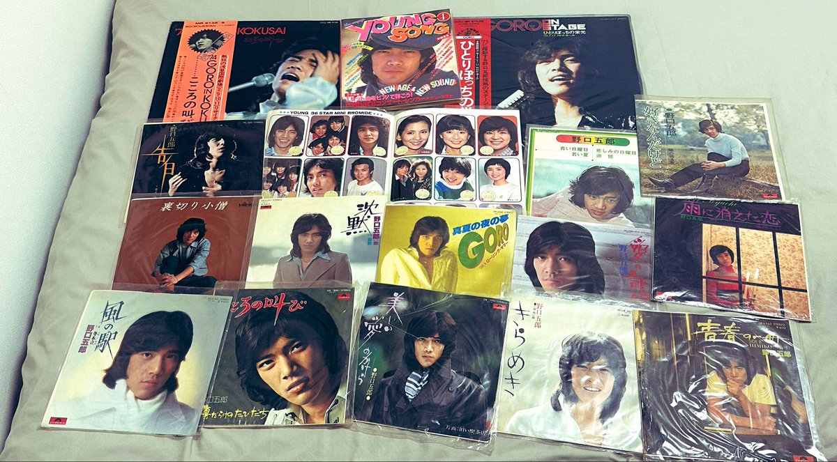 野口五郎 レコードコレクション A まとめ売り 今日(昨日)は #有明骨董ワールド という場所に行ってきました✨️ 最早