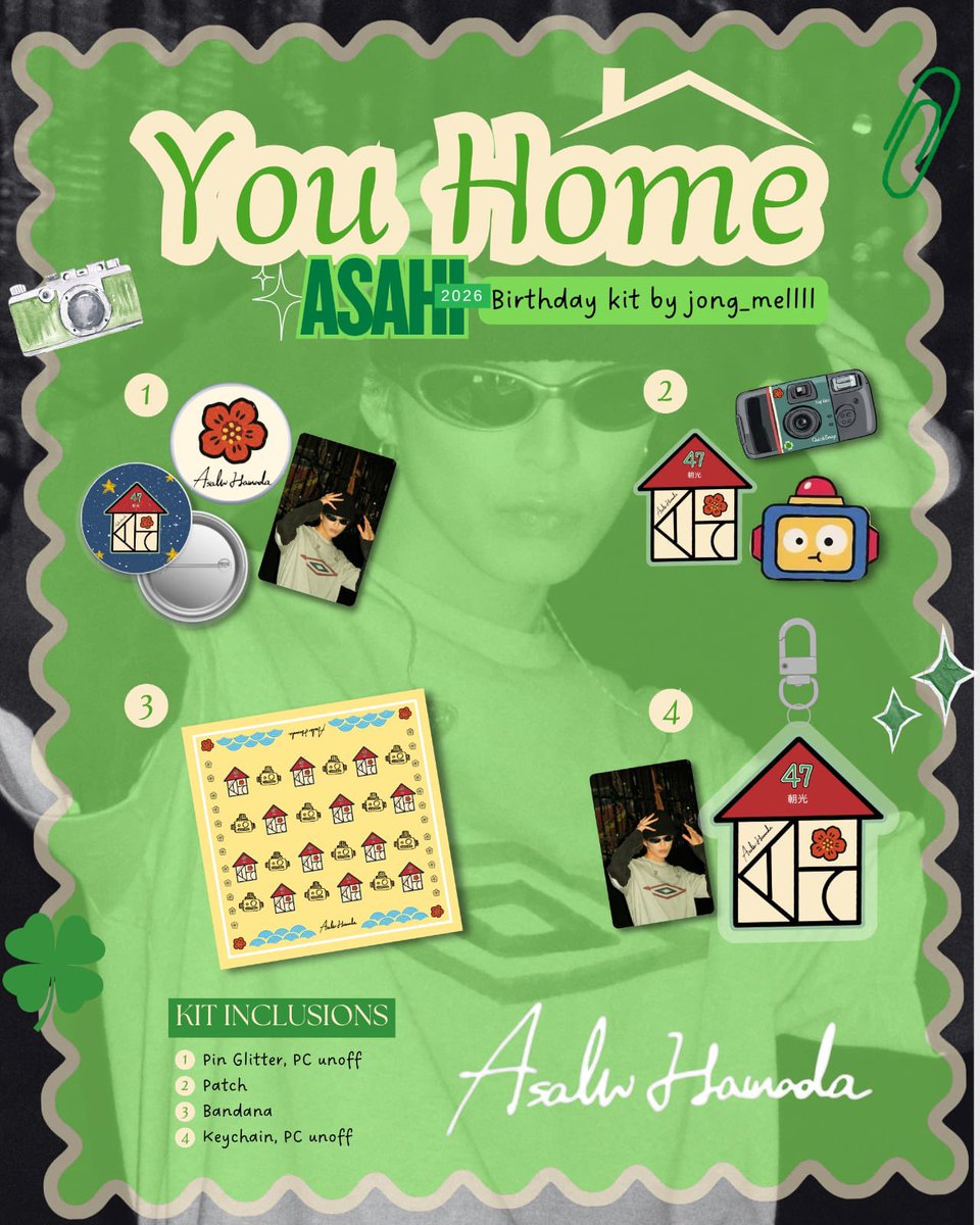 amelkun47's tweet photo. 🌸☘️ COMING SOON

🌸Asahi birthday kit freebies by @amelkun47
🌸Ig @jong_mellll

🌸Likes &amp; RTs are appreciated 

🌸limited slots only
🌸claim rules will be announced as soon as possible https://t.co/R3XYUFWLnX
