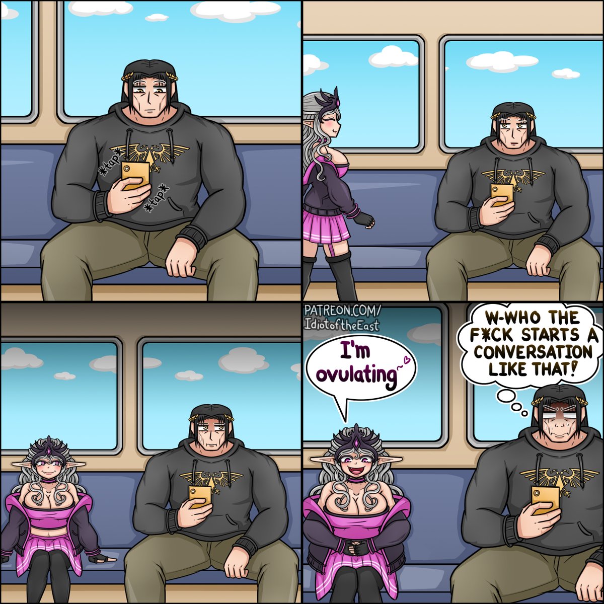 IdiotoftheEast0's tweet photo. Slaany-chan does not beat around the bush 😏 https://t.co/stPR4TBW3n