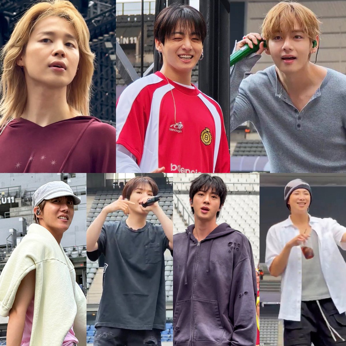 btsdaily77's tweet photo. BTS for soundcheck Paris Day 2 🇫🇷🎤 https://t.co/Ql0dPp6PNp