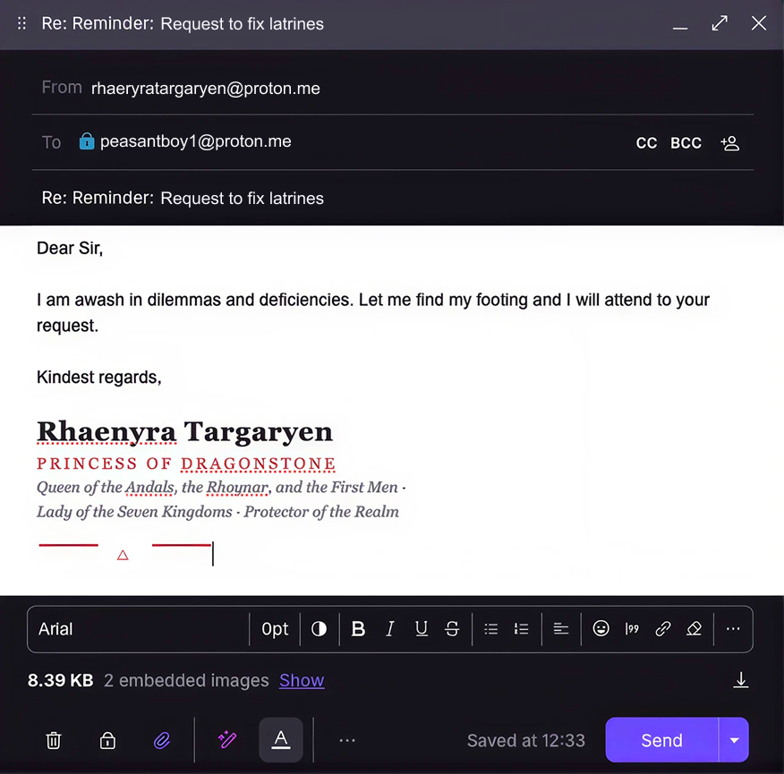 Proton Mail tweet media