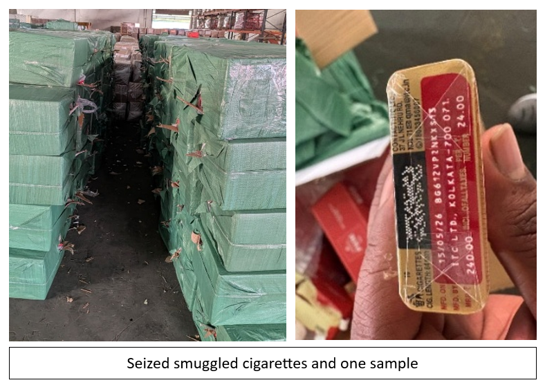 FinMinIndia's tweet photo. 👉 DRI seizes 15 kg methamphetamine, 4 kg pseudoephedrine, 85 lakh smuggled cigarettes, and 2 drone-dropped Pakistan-made pistols in nationwide operations; 5 arrested

Read more ➡️ https://t.co/kPAGCyYqZ1

#DRIAtWork https://t.co/iPZFKkgYme