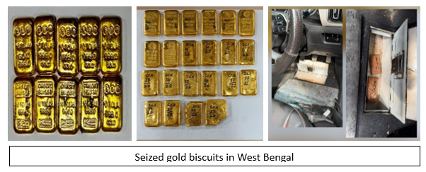 FinMinIndia's tweet photo. 👉 DRI intensifies crackdown on precious metals smuggling; seizes 15 kg smuggled gold, 20 kg silver and ₹2 crore cash in nationwide operations; 13 persons arrested

Read more ➡️ https://t.co/sRj629IFBf

#DRIAtWork https://t.co/ibZ57ARVof