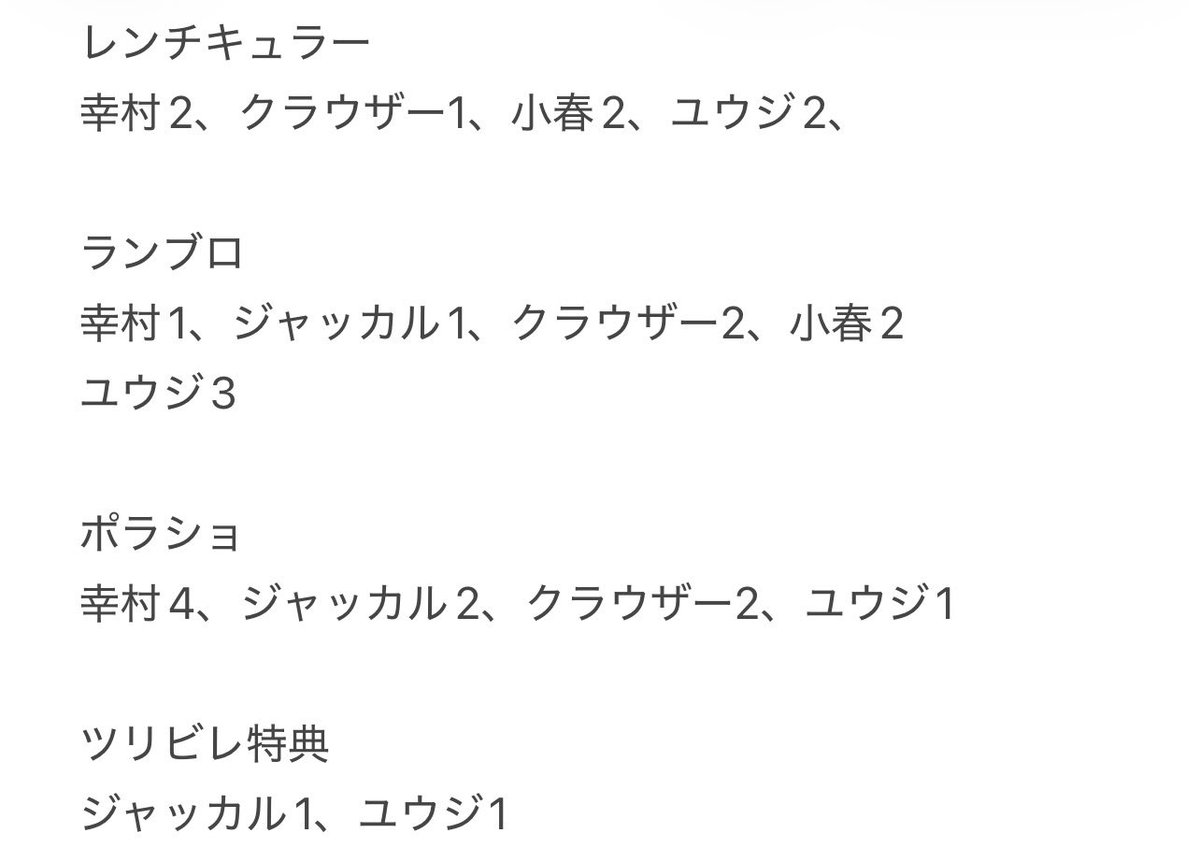 sywonoap's tweet photo. 【讓渡】 テニミュ レンチキュラーカード ポラショ ランブロ ツリビレ特典 立海

讓：幸村、ジャッカル、クラウザー、小春、ユウジ (画像参照)

求：定価+送料  
        特典は400円〜

公演期間手渡し又は郵送 https://t.co/DelVeO5Re5