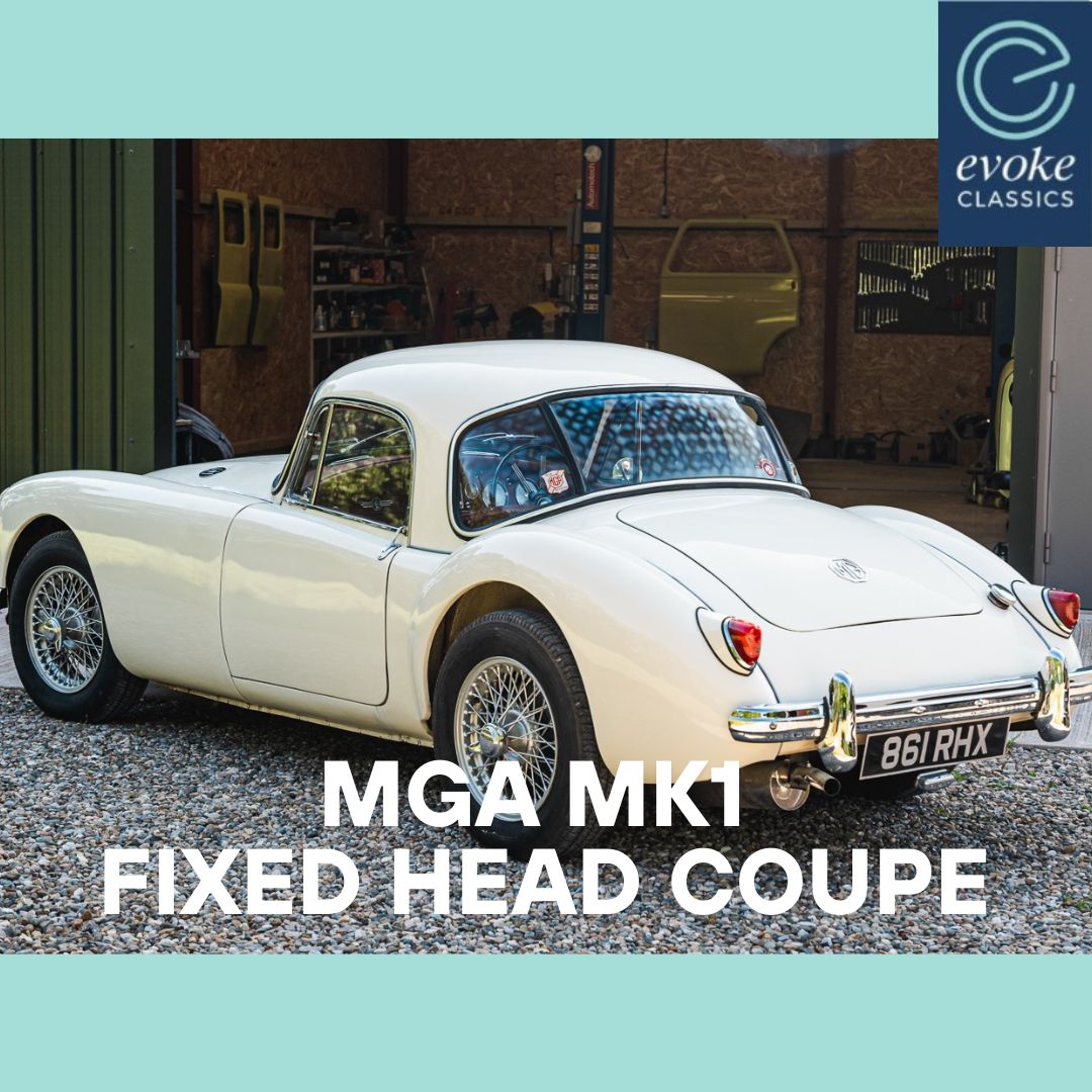 EvokeClassics's tweet photo. LIVE AT AUCTION
1958 MGA FHC Mk1
https://t.co/Zv7DW93elA
Rare home-market, RHD Mk1 Coupe
Subject to an extensive restoration c.5 years ago
Comprehensive history file w/ old MOT's & tax discs
More desirable 1588cc engine fitted
HPI Clear
#MGA #ClassicMG #ClassicCars https://t.co/I9nHhFqQWr