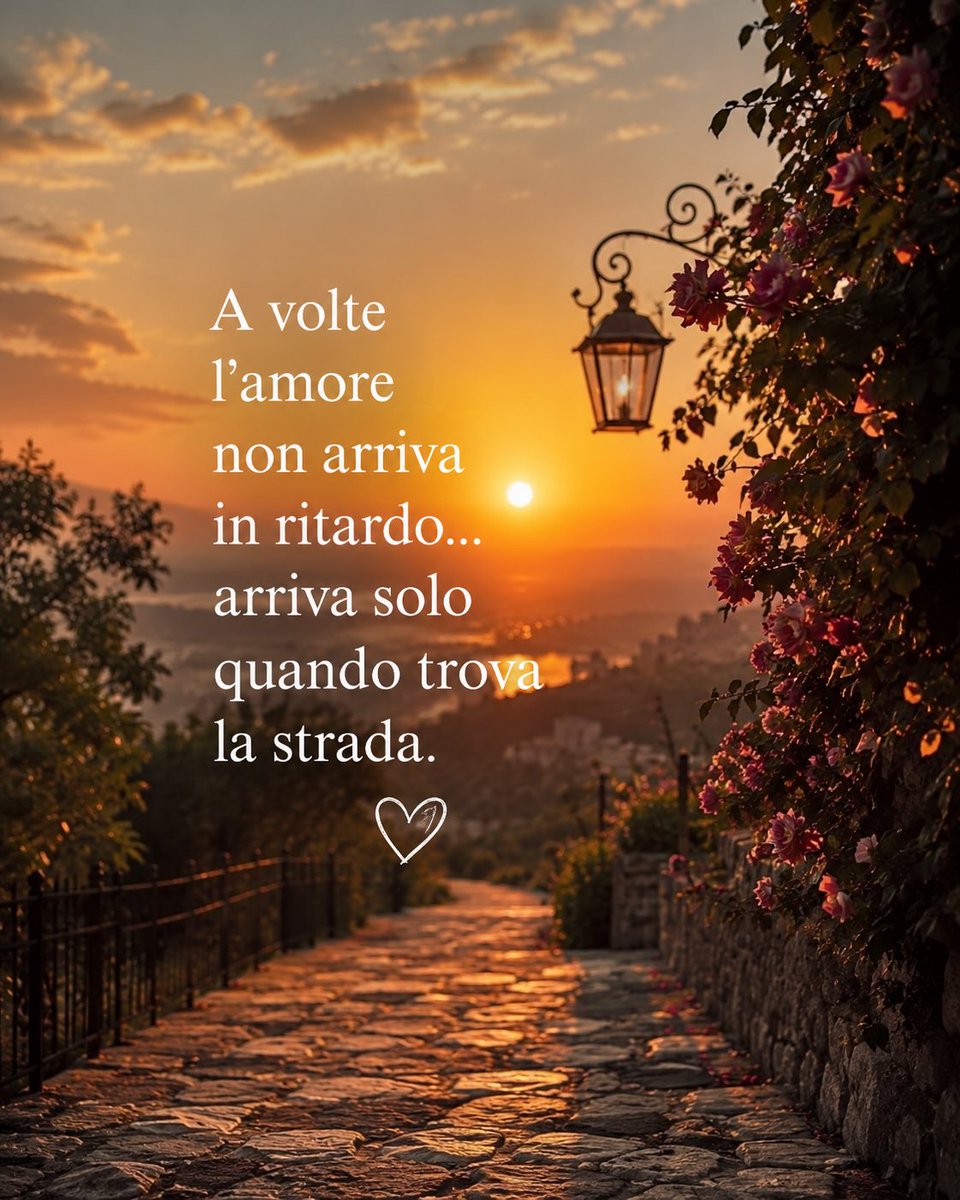 BiagioRachele's tweet photo. A volte pensiamo che l’amore sia in ritardo. In realtà, sta solo cercando la strada per arrivare da noi. https://t.co/mvDIZHXA42