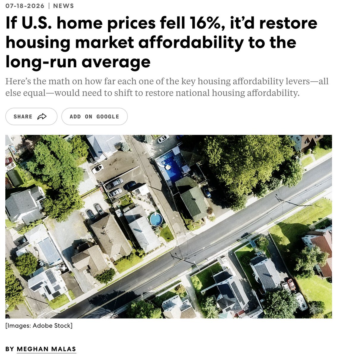 mortgagetruth's tweet photo. All of these scenarios are unlikely:

- Home prices down 16%
- Incomes up 19%
- Mortgage rates 160 bps lower

But this could work:

- Home prices stay mostly flat
- Incomes rise 3-5% annually
- Mortgage rates fall 0.5% - 1%

We're getting closer...it's just a boring slog. https://t.co/l95TbsYaJV