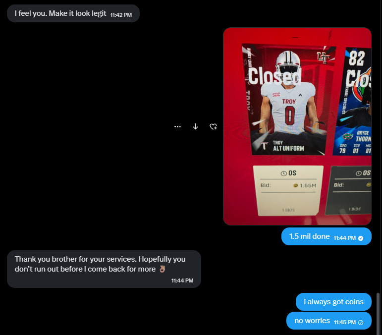 College Football27 CFB27 CUT Coins | MLBTS26 Stubs tweet media