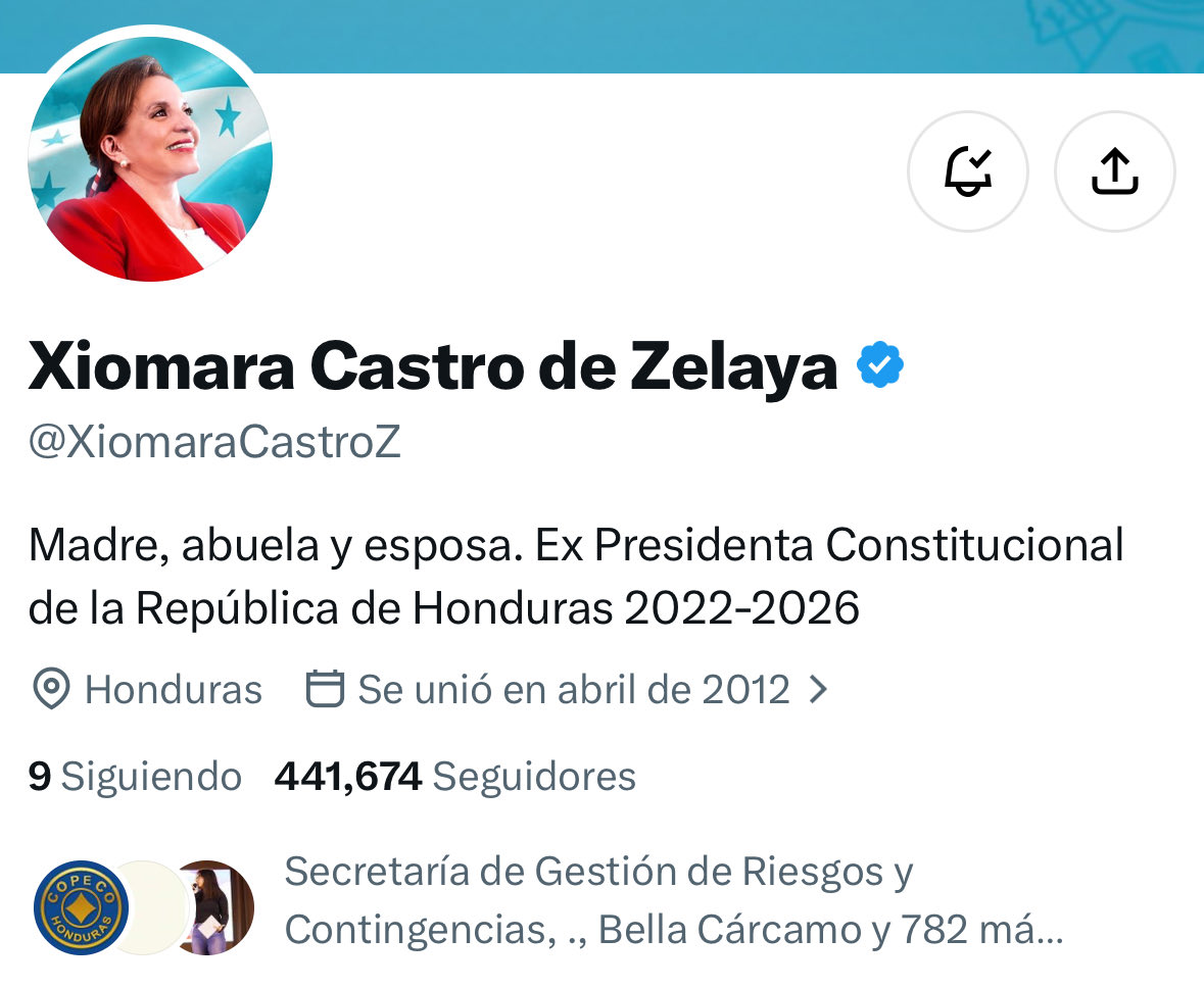 carmenhaydeehn's tweet photo. Recuperamos la cuenta de X de la Presidenta Xiomara Castro. 

El hackeo del que fue víctima es un hecho condenable y miserable. No solo revela la calaña de quienes se atrincheran en las sombras para borrar su legado, sino que busca desmoralizar a la única fuerza política capaz de confrontar al crimen organizado convertido en cogobierno.

Internamente, este ataque nos plantea con urgencia la necesidad de redoblar esfuerzos, alzar nuestra voz con más fuerza y afirmar sin titubeos nuestro derecho a existir como la mejor defensa frente al fascismo que pretende desaparecernos.

Compañeros y compañeras, la batalla que viene es dura y decisiva. Nos necesitamos todos y todas.