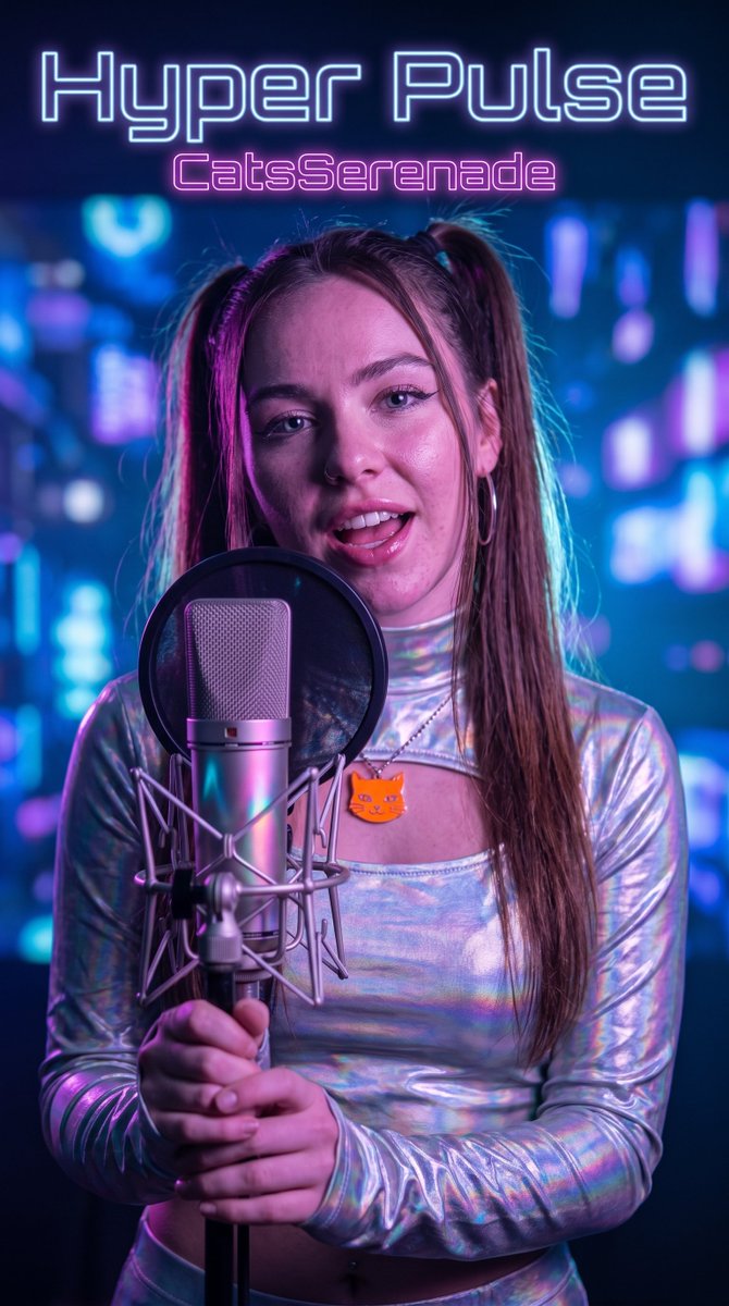 CatsSerenade001's tweet photo. Ready to feel the raw neon strike? "Hyper Pulse" by CatsSerenade has arrived to ignite your feed with heart-pounding electronic beats and crystalline glitches. #CatsSerenade #DanceDrop #ViralHit #PopMusic #EDMBeats #CyberpunkNights #TokyoVibeChallenge #ReelAesthetic #TrendingNow https://t.co/8Ri01JAlbZ