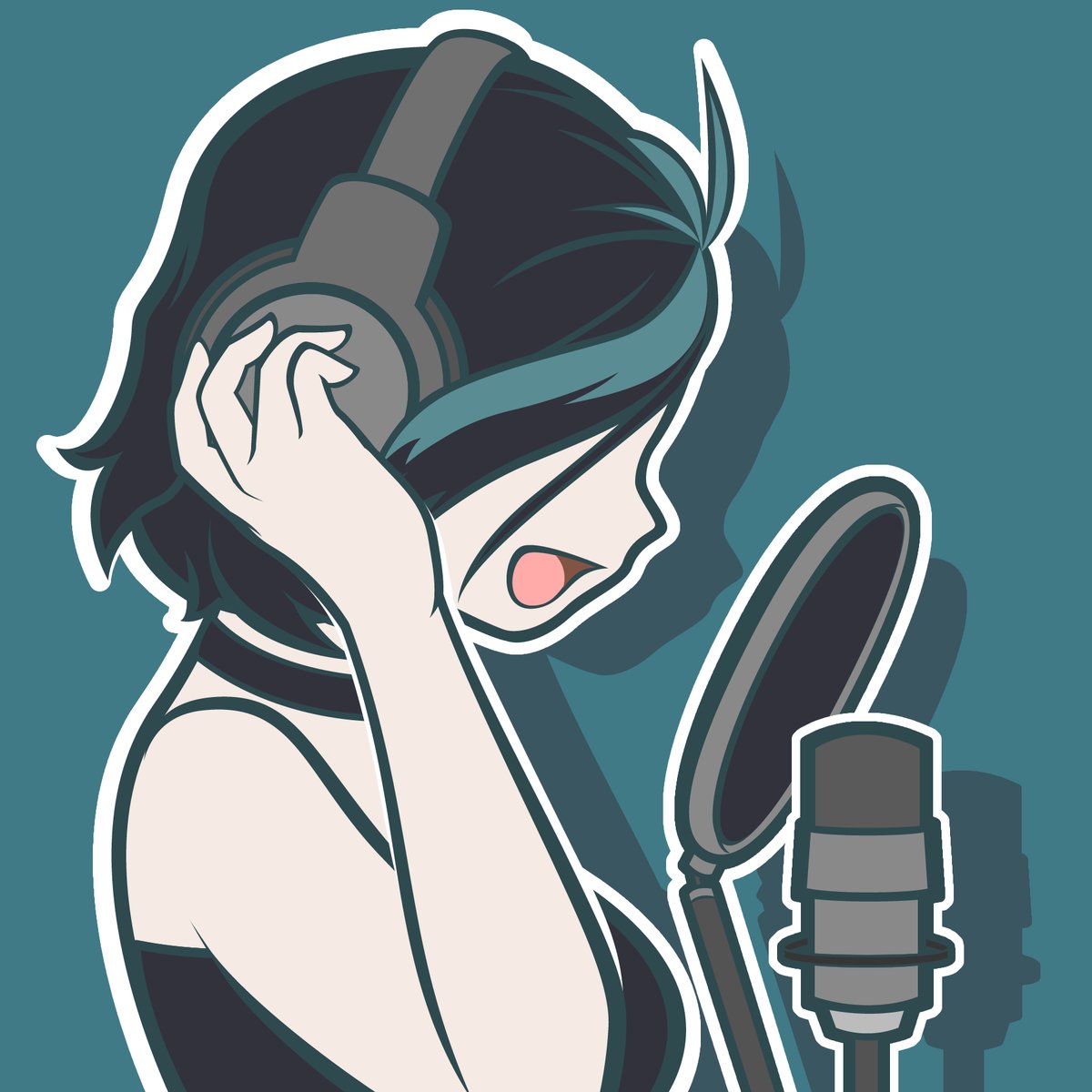 NoxinPistol's tweet photo. @aranepurnama Drew something for the audio roleplay channel. Can't wait for the next one.

#PurnamArt https://t.co/R80547SNfO