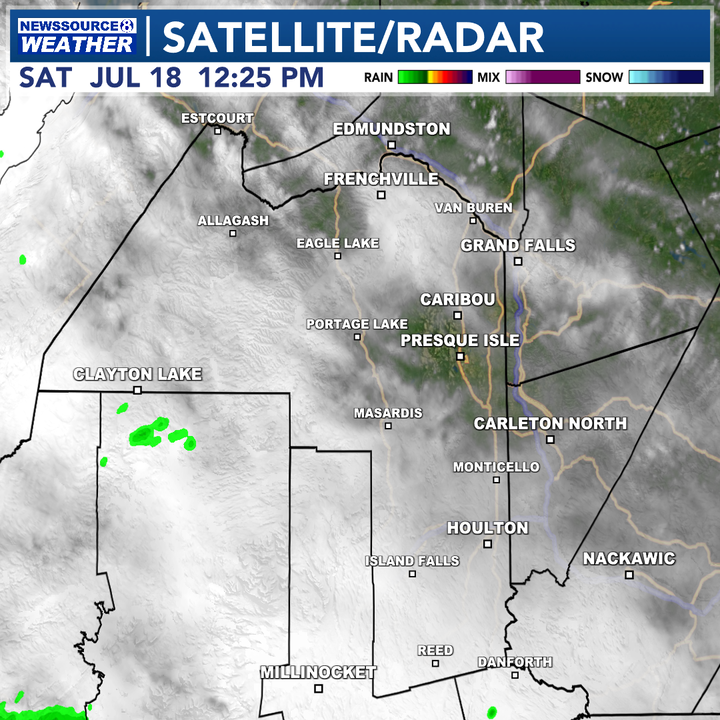 KoenigWX's tweet photo. 🛰 Checking in from above! Here’s a look at clouds and radar echoes moving across northern Maine.
#MEwx https://t.co/C7n1kw53Mk