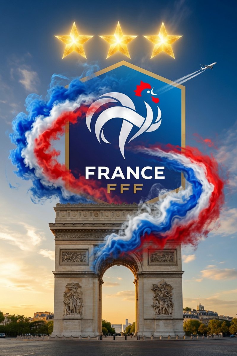 cerlest's tweet photo. Aujourd’hui, la glorieuse, fabuleuse et magnifique équipe de France joue pour la victoire et la troisième place ! Allez les Bleus ! 🇫🇷

ON EST EN FINALE #KCORP #FeebetsBetclic Messi #TDF2026 https://t.co/I2KoSFqVdp