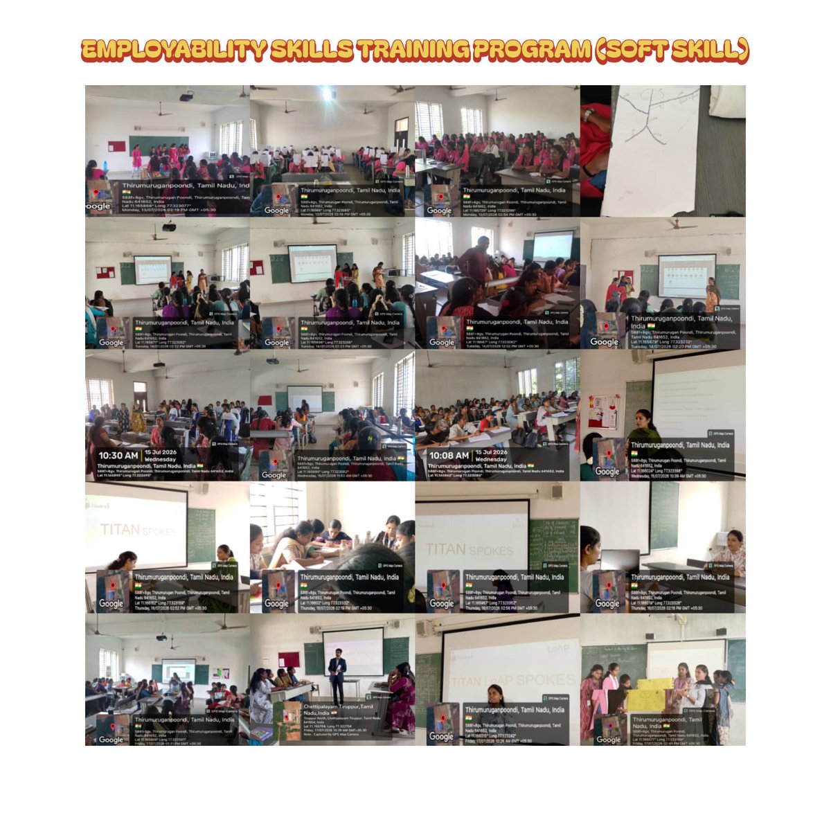 avpssavitha's tweet photo. The Career Guidance and Competitive Examination Cell, in association with Titan LeAP – Naandi Foundation, successfully conducted a 5-days Employability Skill Training Programme (Soft Skill) from 13–17 July 2026 for all final-year students. https://t.co/hlQ404NToB