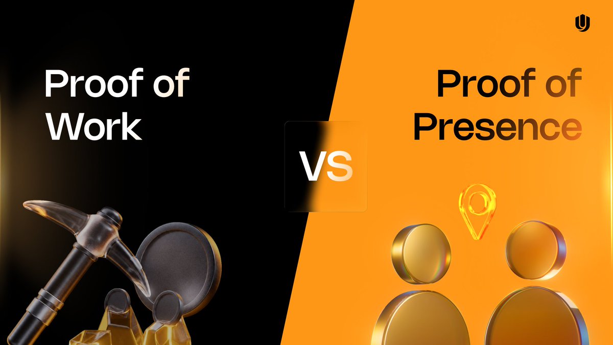 unich_com's tweet photo. Proof of Work vs Proof of Presence

Bitcoin solved something that seemed impossible: getting strangers with no central authority to agree on what's true.

The answer was Proof of Work. Miners spend real electricity, real hardware, real time. That spent energy becomes the proof.

But you know, Trust, built on physics.