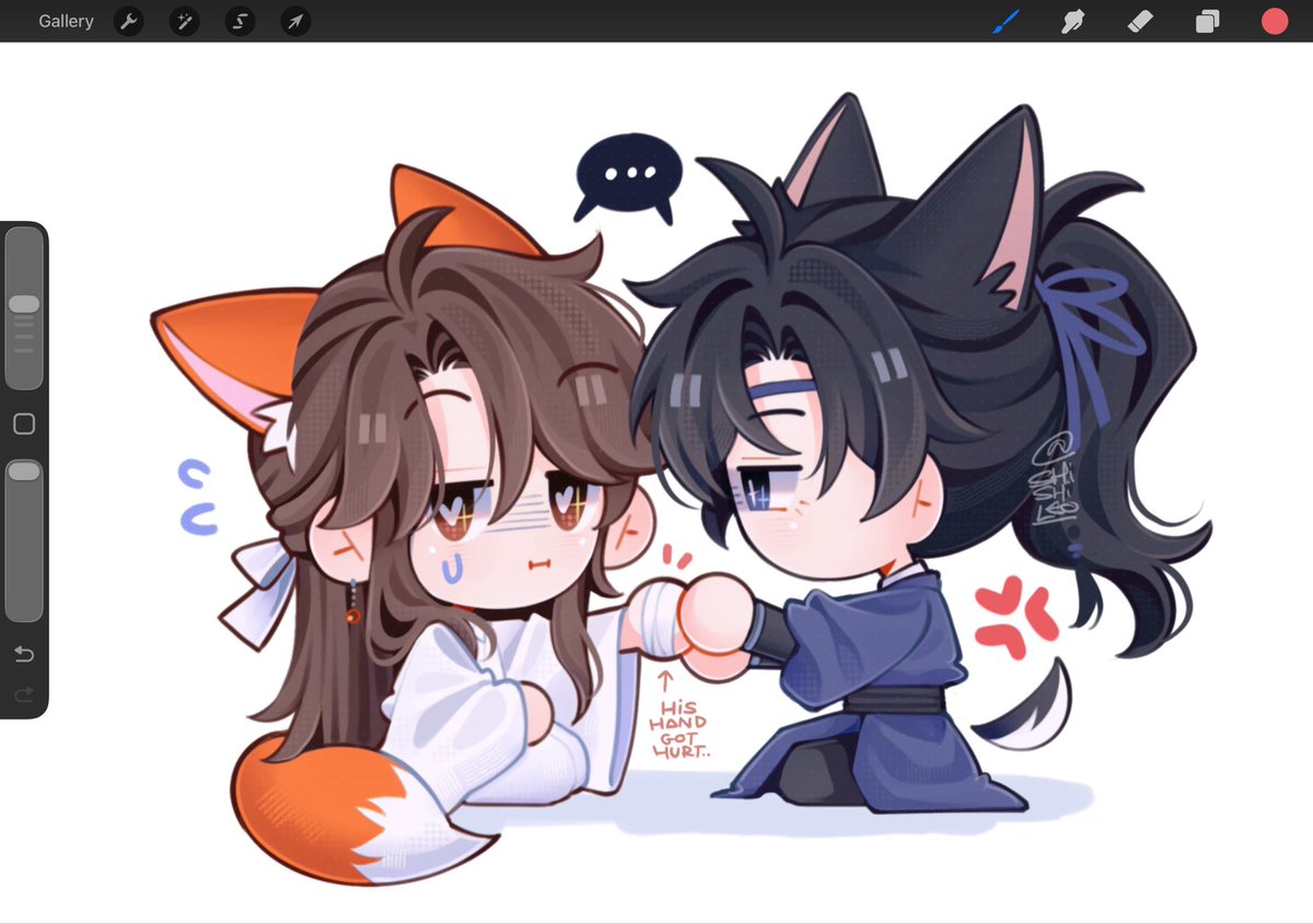shishilex's tweet photo. 🐺🦊😠🖐🏻 https://t.co/j9CMHNni6Q
