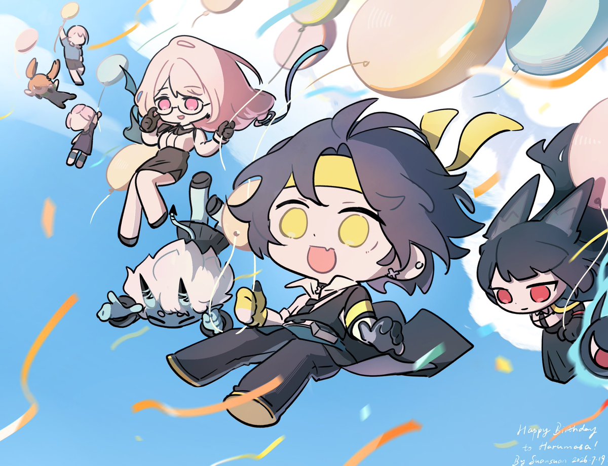 suansuan_0719's tweet photo. 悠真生日快乐！🎂🎉愿你和朋友们一直幸福下去！#浅羽悠真生誕祭2026 #harumasa #浅羽悠真 #zzzero https://t.co/6DaGKKcgAp