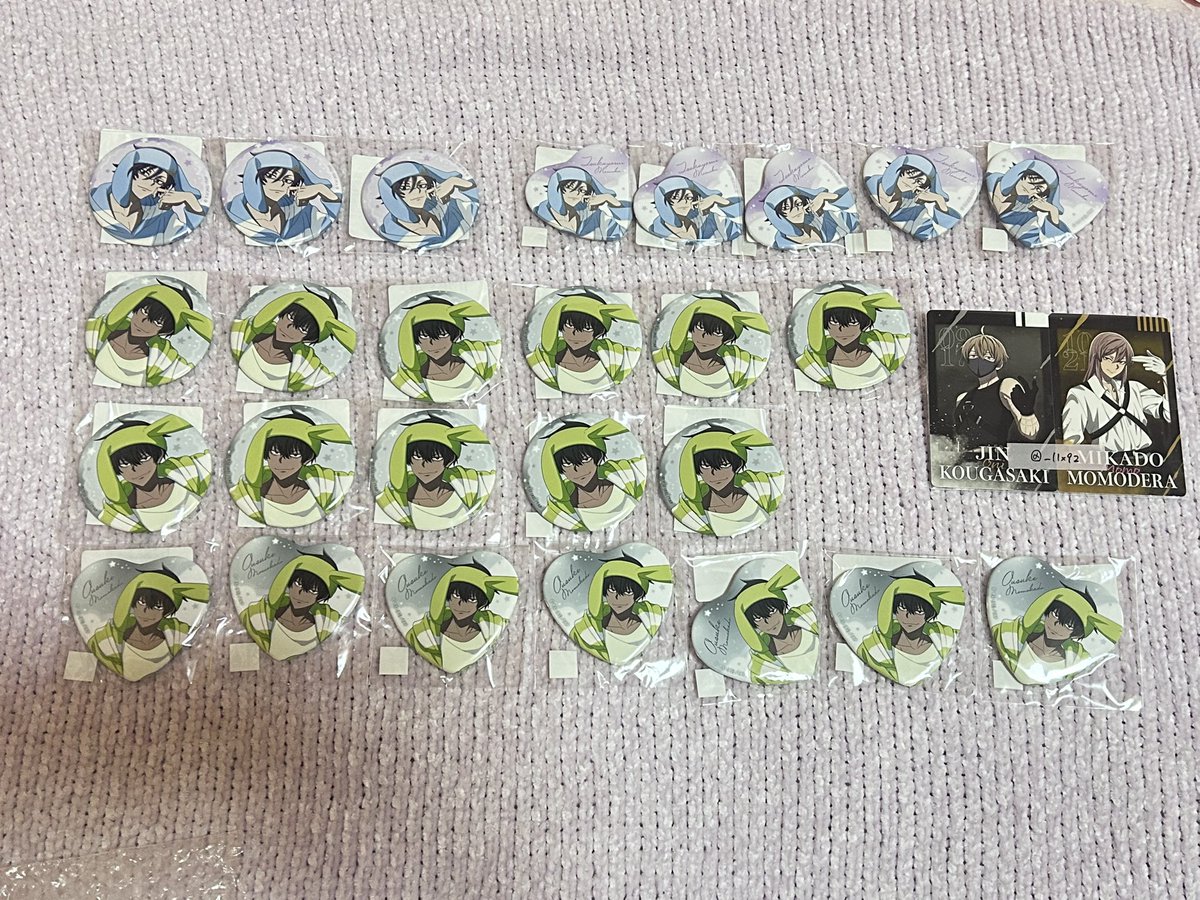 _llx92's tweet photo. 【交換・譲渡】桃源暗鬼 パジャマバニー缶バッジ ラウンド ハート

譲：桃華 桃角
求：定価+送料or皇后崎 桃寺

✧郵送、都内手渡し
✧10点以上まとめて譲渡の場合送料負担します
✧交換+譲渡◎
✧初回様リトリンご確認ください

検索からもお声がけください！ https://t.co/UlgdqmSxdU