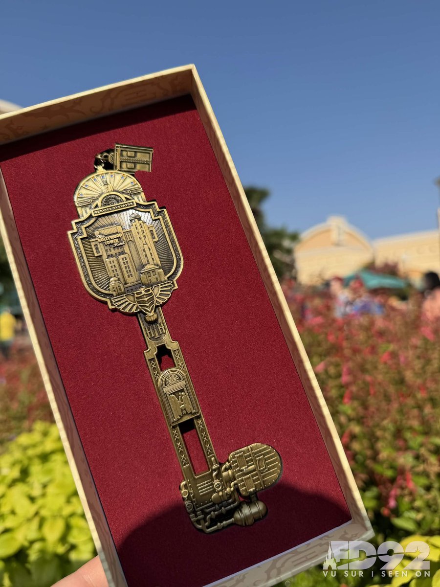 ED92Magic's tweet photo. Our reporter picked up their key to the Hollywood Tower Hotel this morning from Walt Disney Studios Store 🎬

Limited to 2008 copies

€59 (while stocks last) https://t.co/7YVMyxlhqd