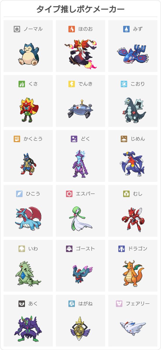 AquaCurrent_NN's tweet photo. #タイプ推しポケメーカー https://t.co/XqhECcaONU