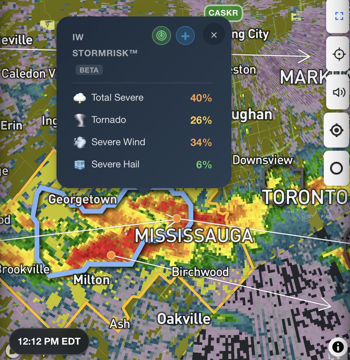 Instant Weather Ontario ⚡️ tweet media