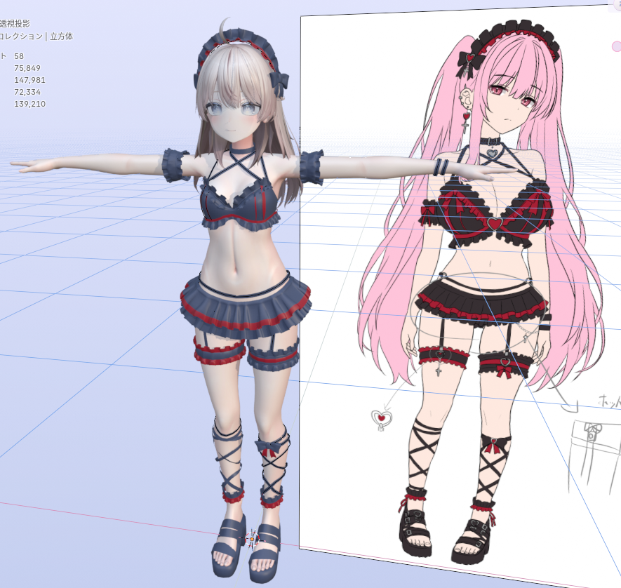 BokutoKuon's tweet photo. 元紙(@formerpaper )様よりご依頼受け制作している
地雷水着です…！
デザインはスミス様担当です。
お楽しみに～ https://t.co/lQOAGCFwxq