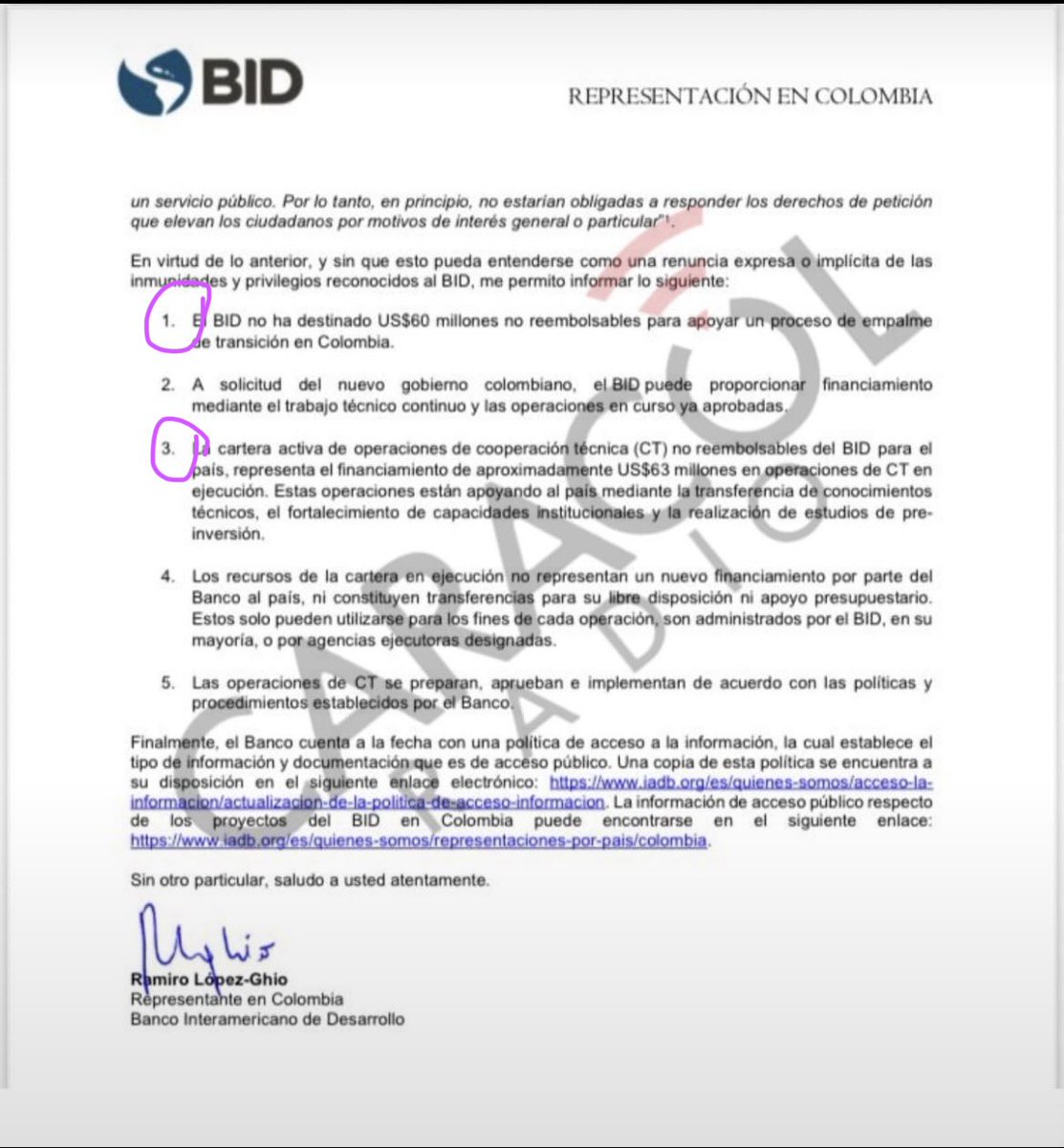 wilsonariasc's tweet photo. Manada🐯🐯🐯🐯… ¡de pajudos🐯!, aquí también @petrogustavo tuvo la razón:

- “BID no ha destinado U$ 60 millones no reembolsables para apoyar un proceso de empalme de transición en Colombia”. - Los U$ 63 millones para el país son para Cooperación Técnica EN EJECUCIÓN 👇🏾👇🏾 https://t.co/QCgvLITzyw