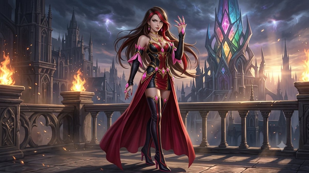 cng13530's tweet photo. Nara Mistress of Evil 
#FinalFantasy #DevilMayCry https://t.co/VyyxTkJDPw