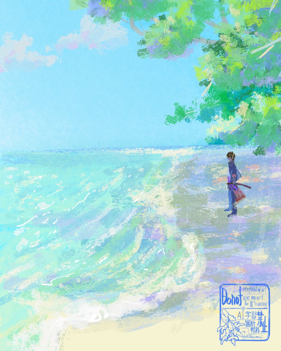 Ta23__'s tweet photo. 階段降りると→の海岸に着くイメージ https://t.co/5tI4sG3SFf