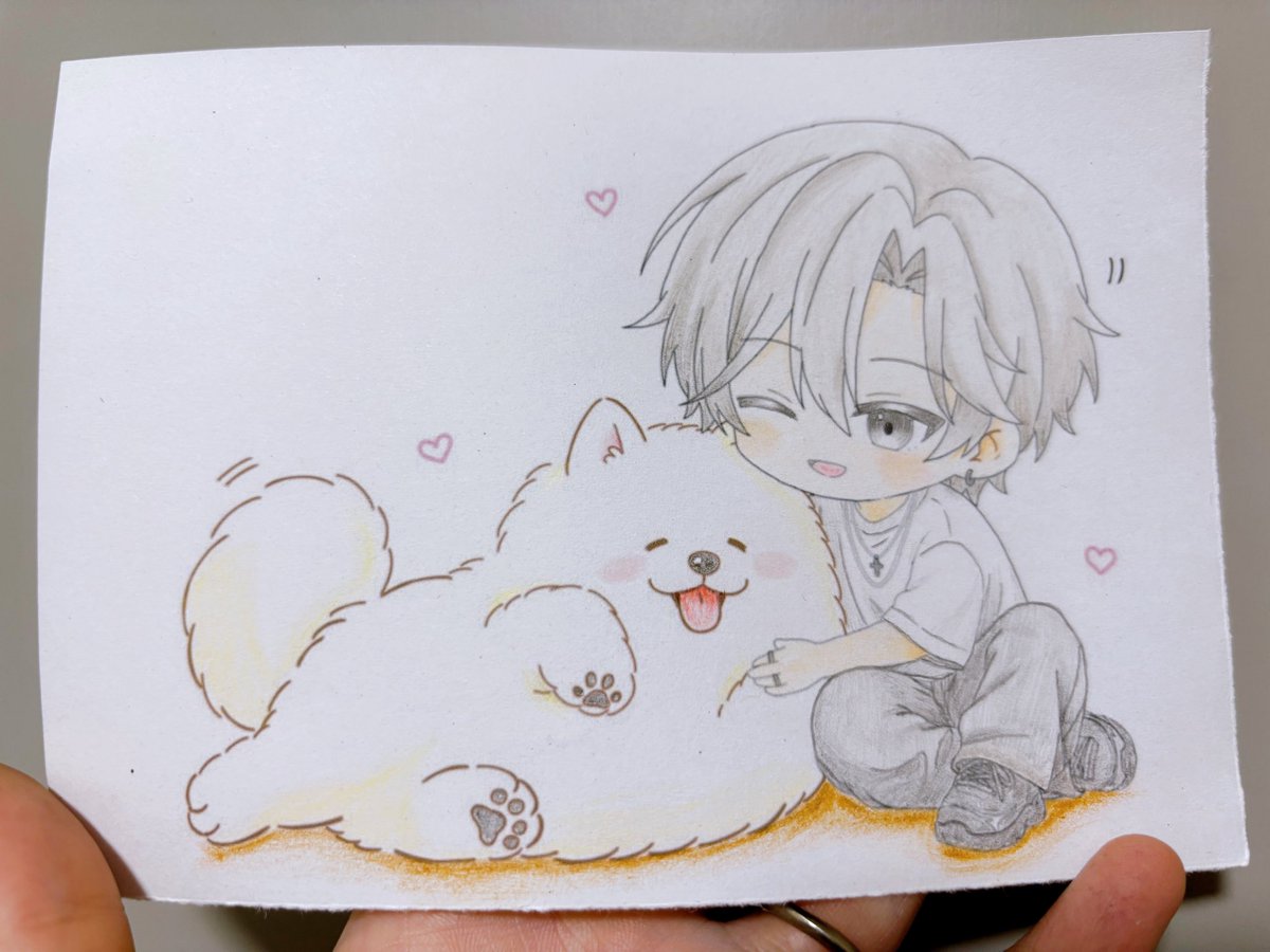 zaru_douhu's tweet photo. ｿｯ…|ω･`)つ
(*｣´□`)｣.｡oO(自己満トレス置いておくねー)ﾎﾞｿﾎﾞｿ
トレスして印刷して色鉛筆！
うーん…🤔
ベタ塗りして影だけ付けるでもありか…？ https://t.co/GWM638ri3I