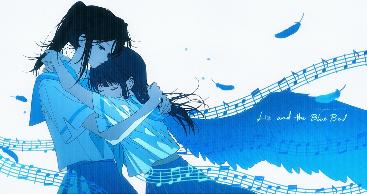 Syhsocool's tweet photo. #リズと青い鳥 #伞木希美 #铠冢霙 #伞霙 #利兹与青鸟 #イラスト https://t.co/OO7br5F99N