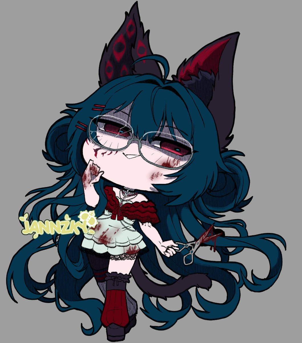 jannzky's tweet photo. Spooky gals done for whinypotato, Alayna_M8 and boaonallama https://t.co/sDc66bV1PU